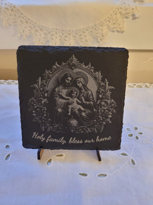 Laser Engraved Slate Plaque - Christian Gift